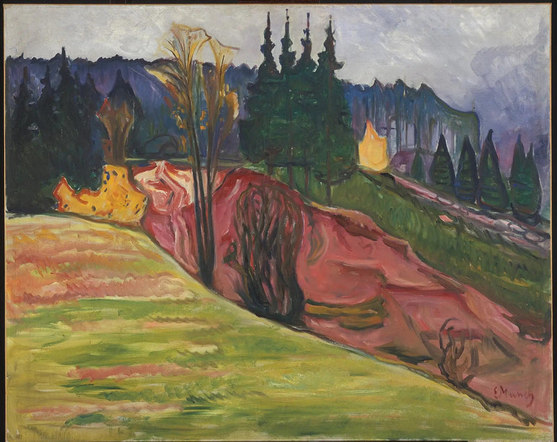 Las Turyngijski - Edvard Munch