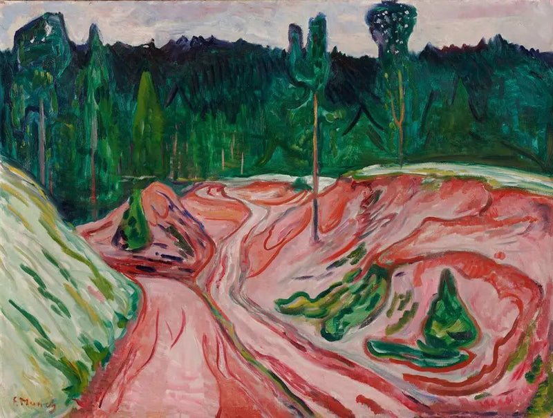 Las Turyngijski - Edvard Munch