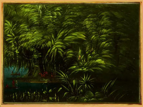 Luksusowy las nad brzegiem Amazonki - George Catlin