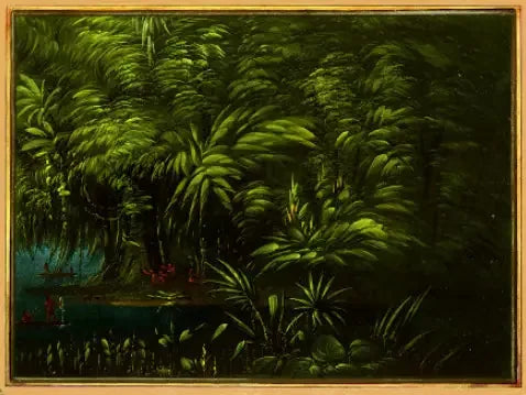 Luksusowy las nad brzegiem Amazonki - George Catlin