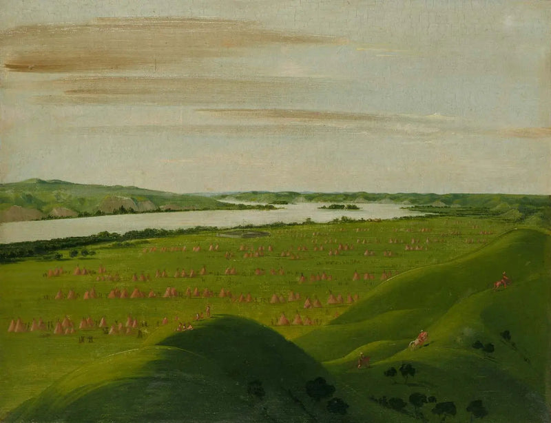 Fort Pierre, ujście rzeki Teton, 1200 milów nad Saint Louis - George Catlin
