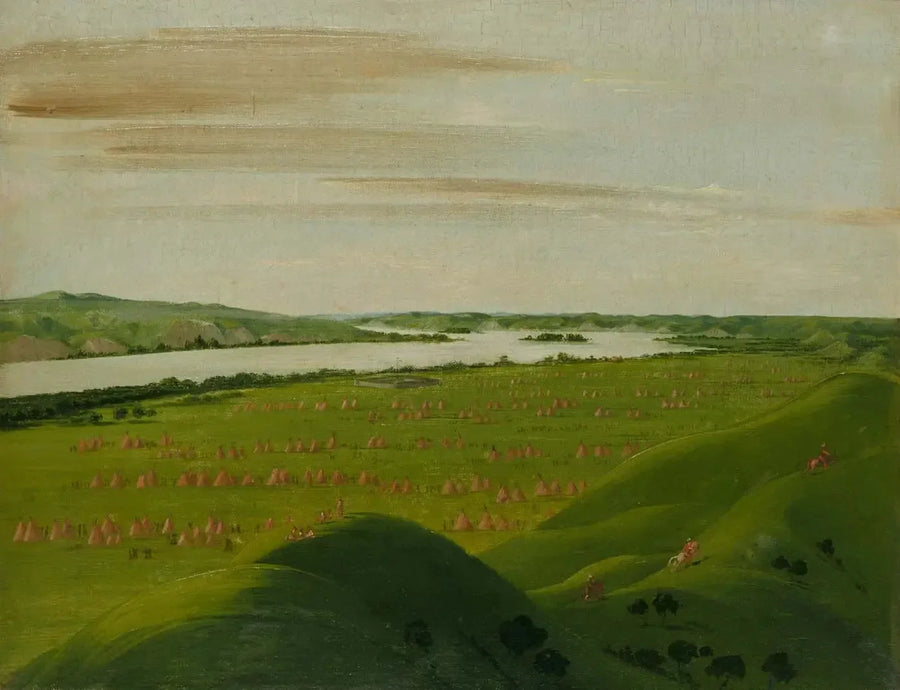Fort Pierre, ujście rzeki Teton, 1200 milów nad Saint Louis - George Catlin