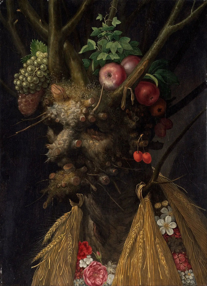 Cztery pory roku w jednej głowie - Giuseppe Arcimboldo