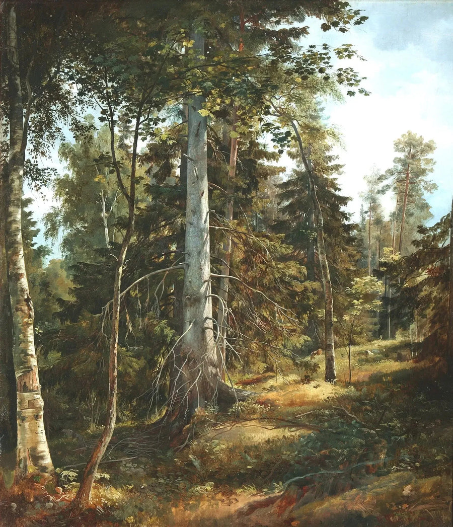 Wytłoczenie leśne - Ivan Chichkine
