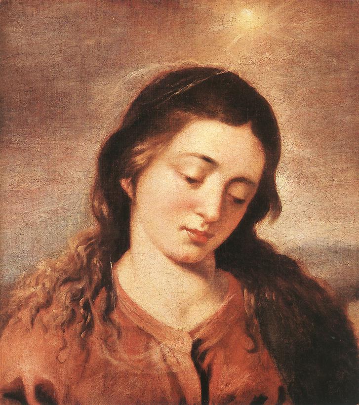 Fragment z głową Matki Boskiej - Alonso Cano