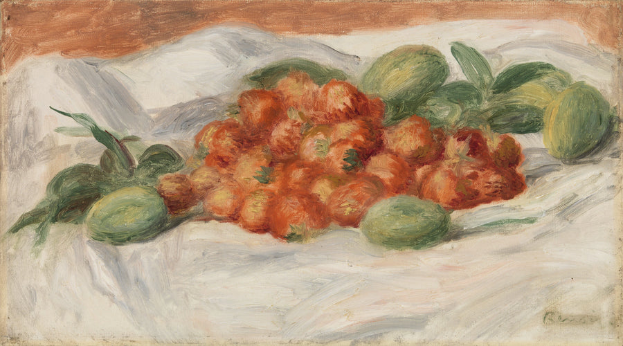 Truskawki i migdały - Pierre-Auguste Renoir
