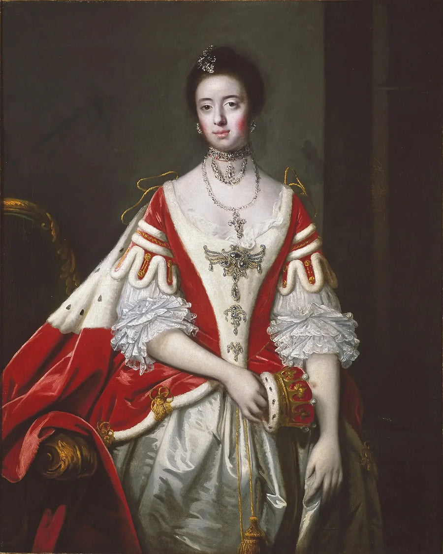 Francja, hrabina Dartmouth - Joshua Reynolds