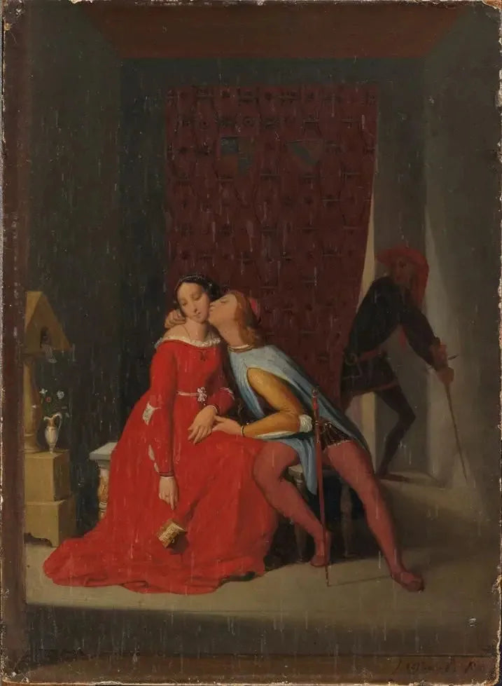 Francesca da Rimini i Paolo Malatesta - Jean-Auguste-Dominique Ingres
