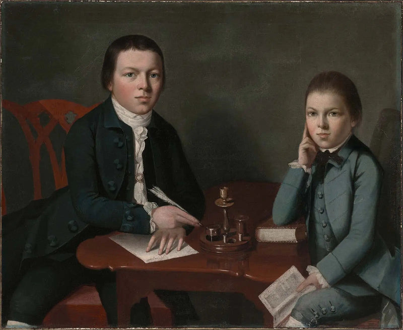 Francis Malbone i jego brat Saunders - Gilbert Stuart