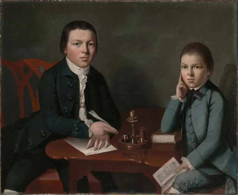 Francis Malbone i jego brat Saunders - Gilbert Stuart