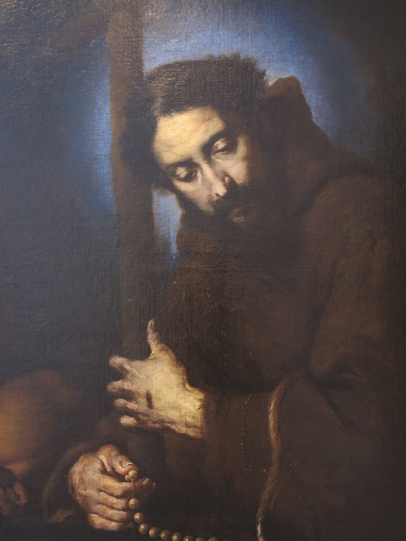 François d'Assise embrassant la Croix - Bernardo Strozzi