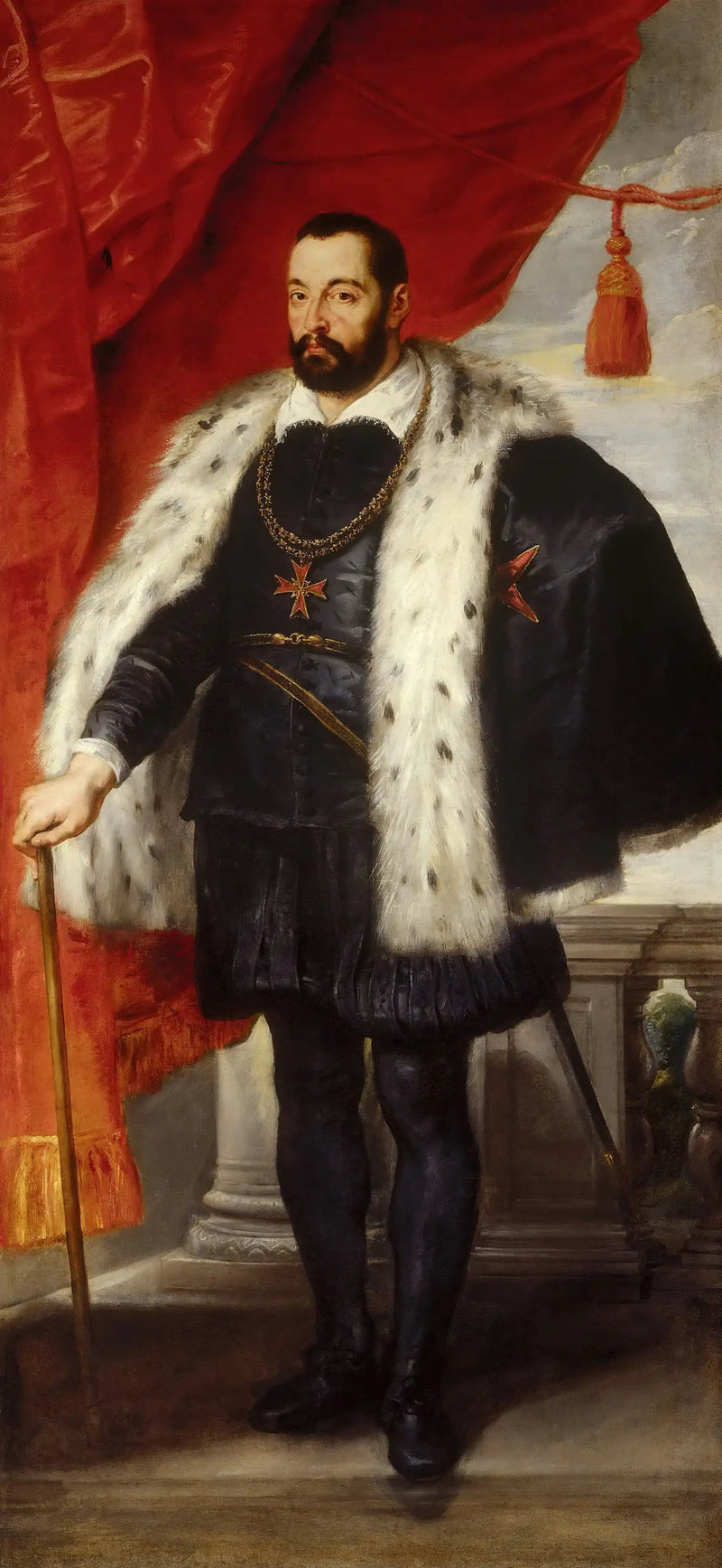 Franciszek I Medycejski, wielki książę Toskanii, ojciec Marii Medycejskiej - Peter Paul Rubens