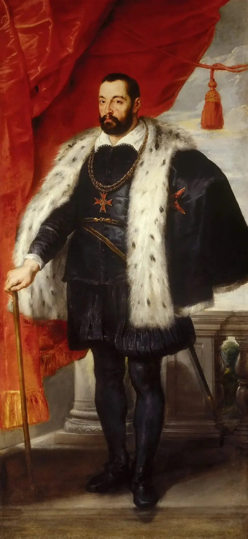 Franciszek I Medycejski, wielki książę Toskanii, ojciec Marii Medycejskiej - Peter Paul Rubens