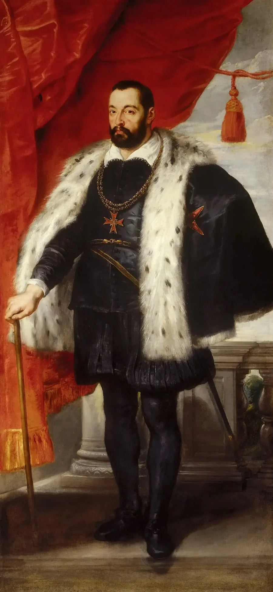 Franciszek I Medycejski, wielki książę Toskanii, ojciec Marii Medycejskiej - Peter Paul Rubens