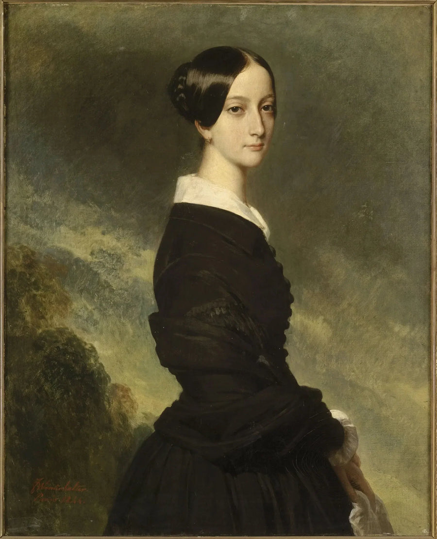 Françoise-Caroline Gonzague, księżniczka Joinville (1824-1898) - Franz Xaver Winterhalter