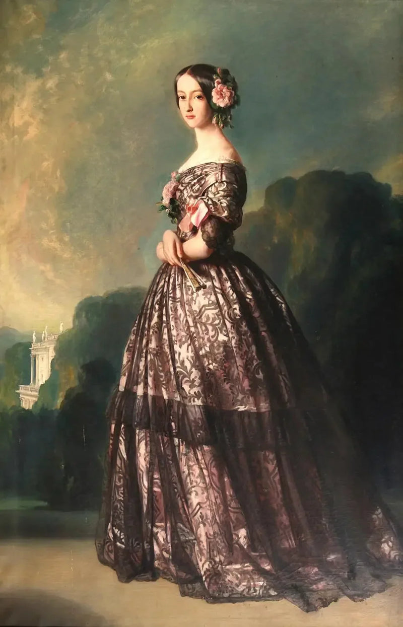 Françoise Caroline Jeanne Raphaëlle de Bourbon-Bragance, księżniczka Brazylii, księżniczka Joinville - Franz Xaver Winterhalter