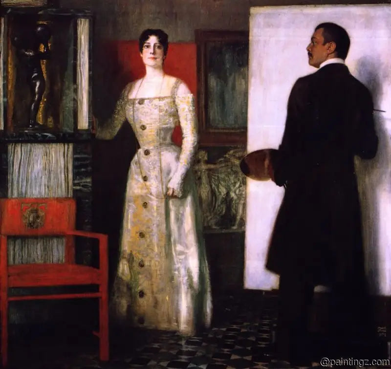 Franz i Mary utknęli w studiu - Franz Von Stuck