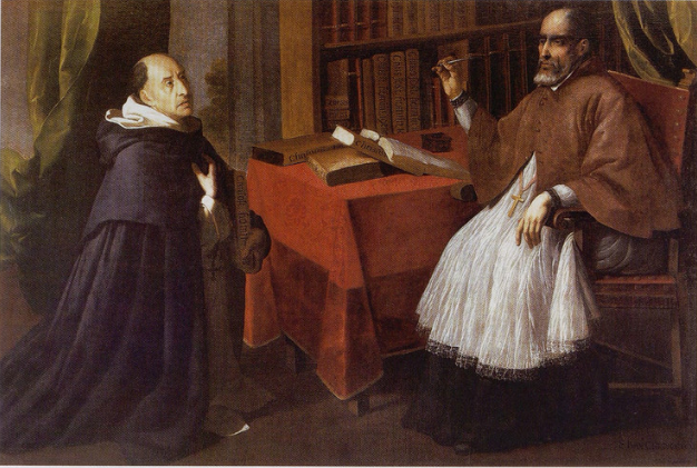 Fray Luis de Granada i San Juan Crisóstomo - Francisco de Zurbarán