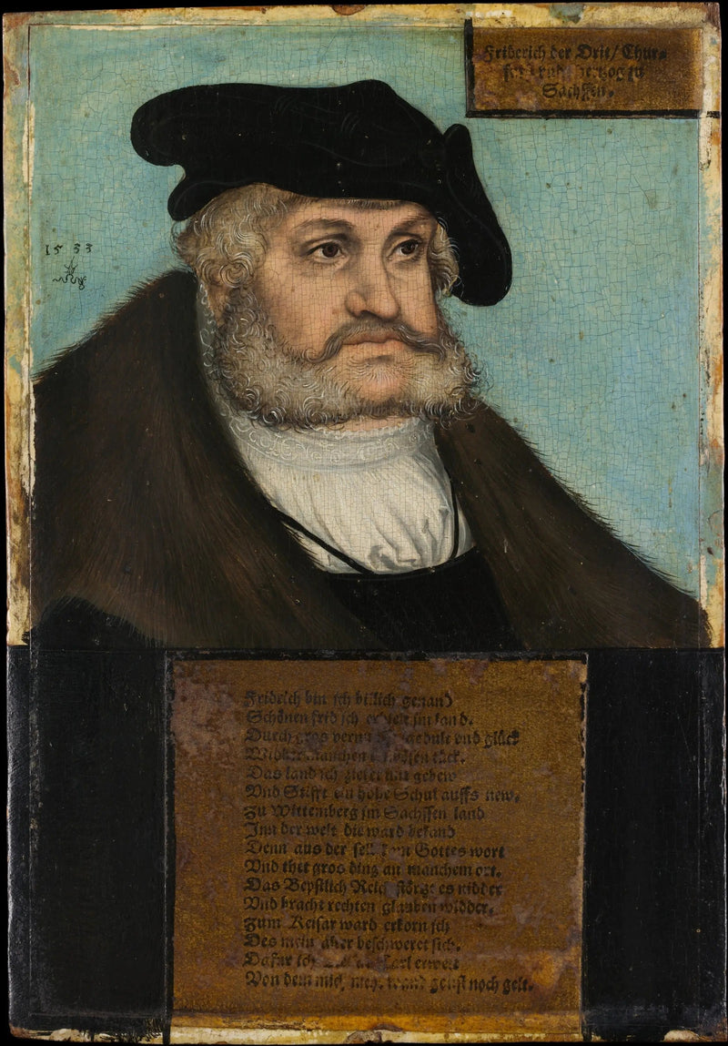 Frédéric III (1463–1525), Mędrzec, elektor Saksonii - Lucas Cranach Starszy