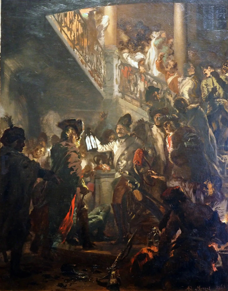  Fryderyk Wielki w Lissie: Dobry wieczór, Panowie - Adolph von Menzel