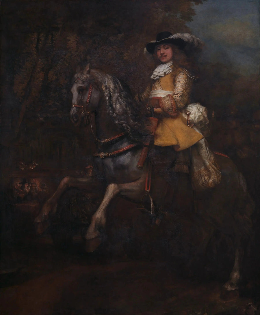 Frédéric Rihel na koniu - Rembrandt