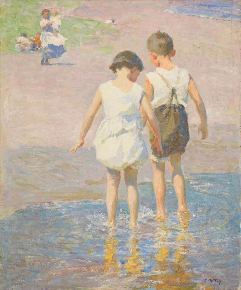 Brat i siostra - Edward Henry Potthast