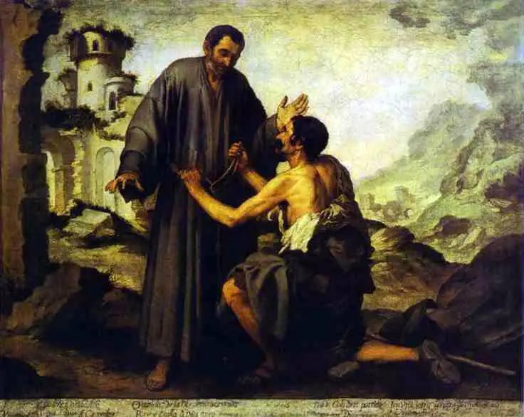 Brat Junipero i Biedak - Bartolomé Esteban Murillo