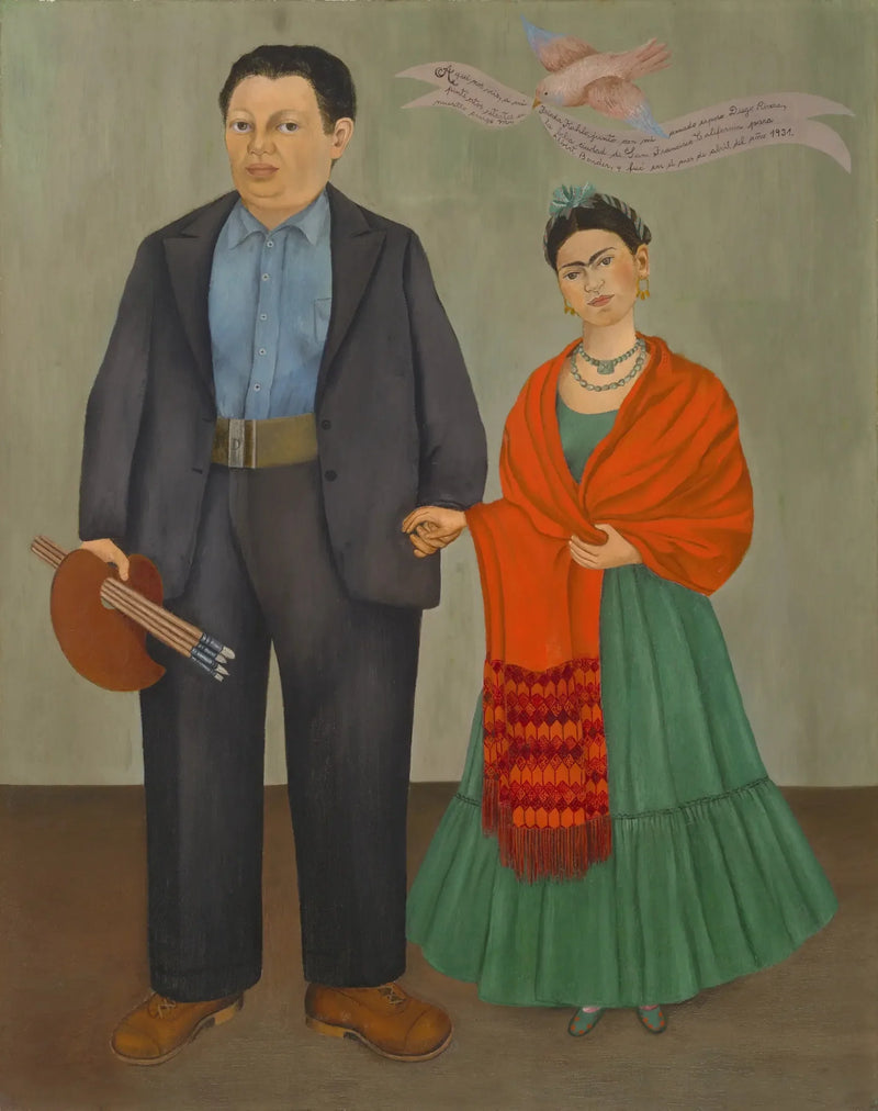 Frida i Diego Rivera - Frida Kahlo