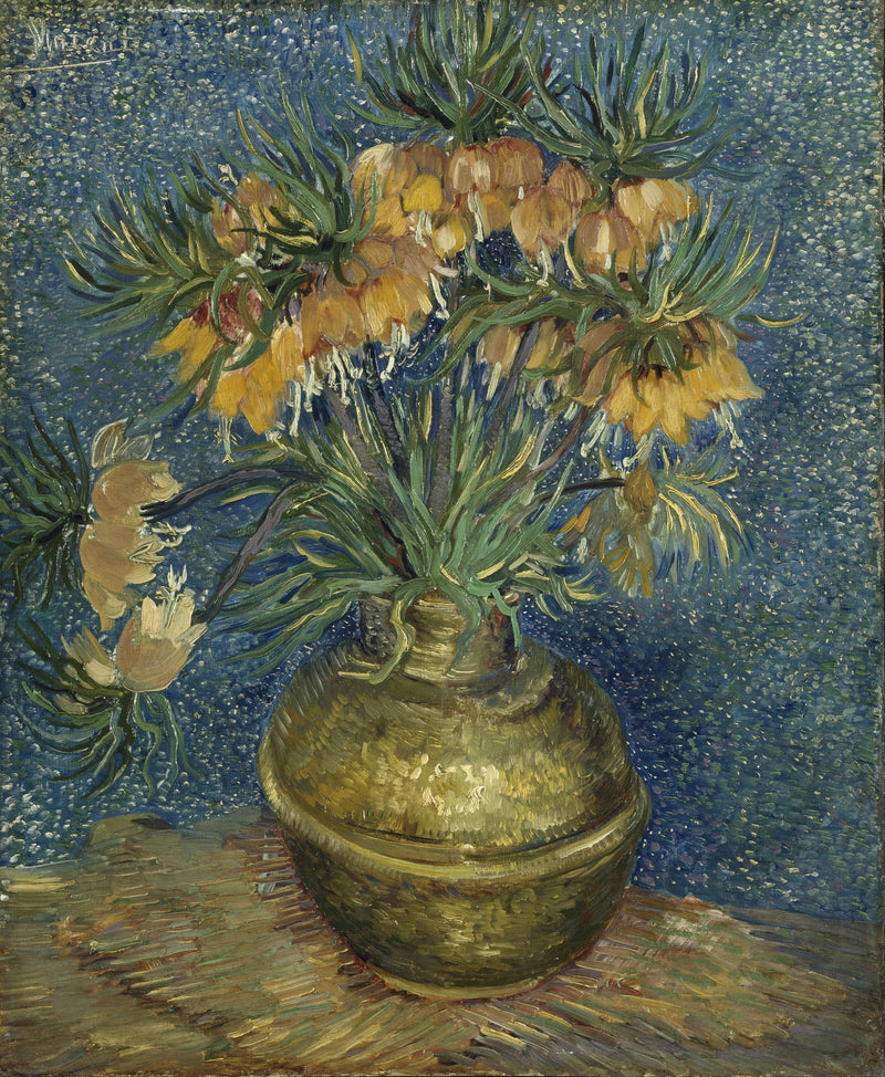 Fritillaria korona cesarska w miedzianym wazonie - Vincent van Gogh