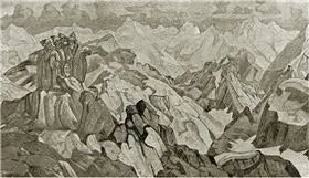 Frontière des royaumes - Nicolas Roerich
