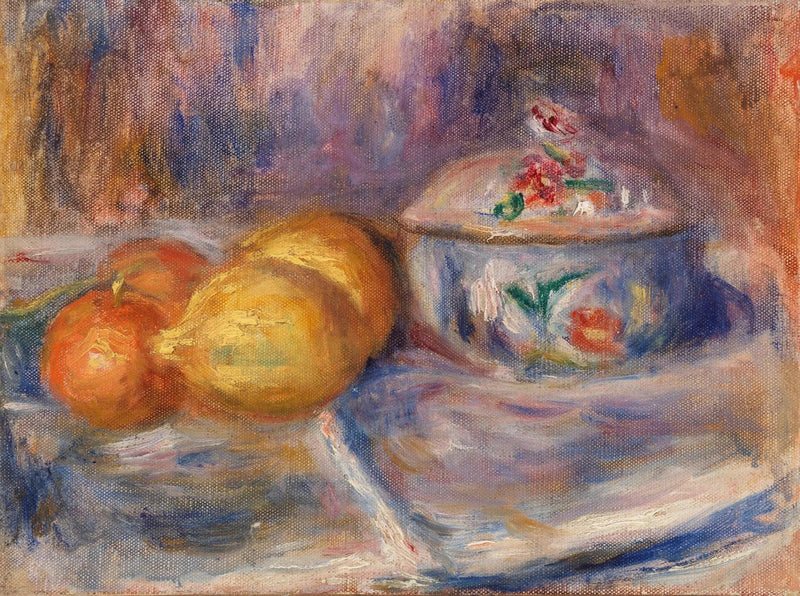 Owoce i Cukiernica - Pierre-Auguste Renoir