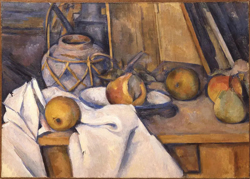 Owoce i dzbanek z imbirem - Paul Cézanne