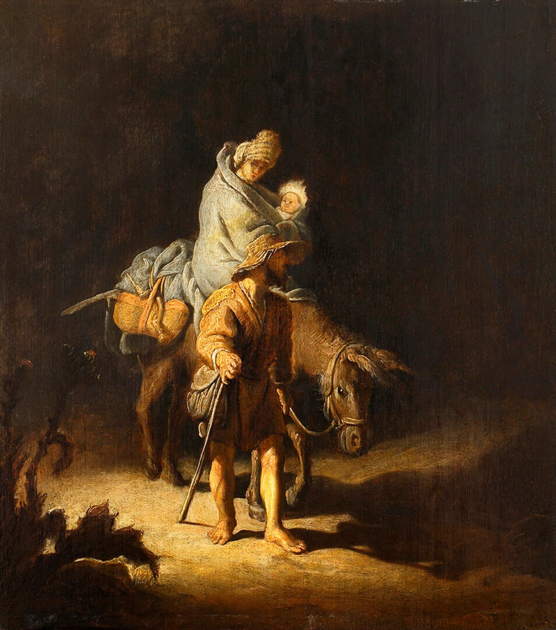 Ucieczka do Egiptu - Rembrandt