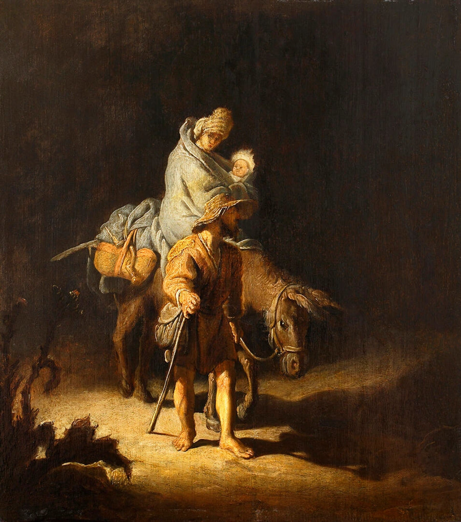 Ucieczka do Egiptu - Rembrandt