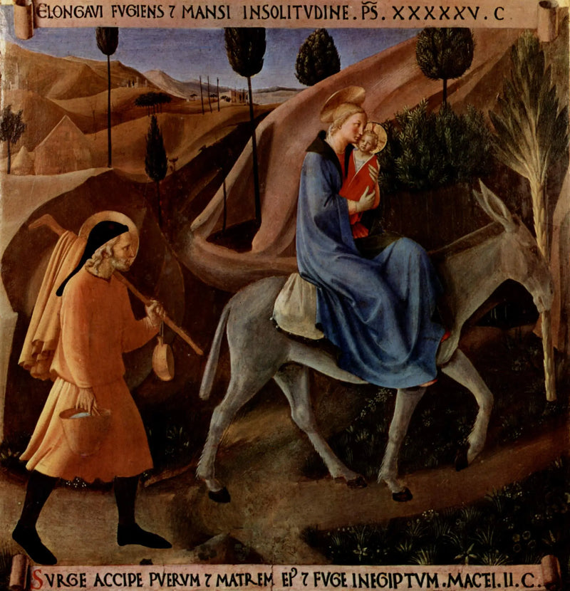 Ucieczka do Egiptu - Fra Angelico