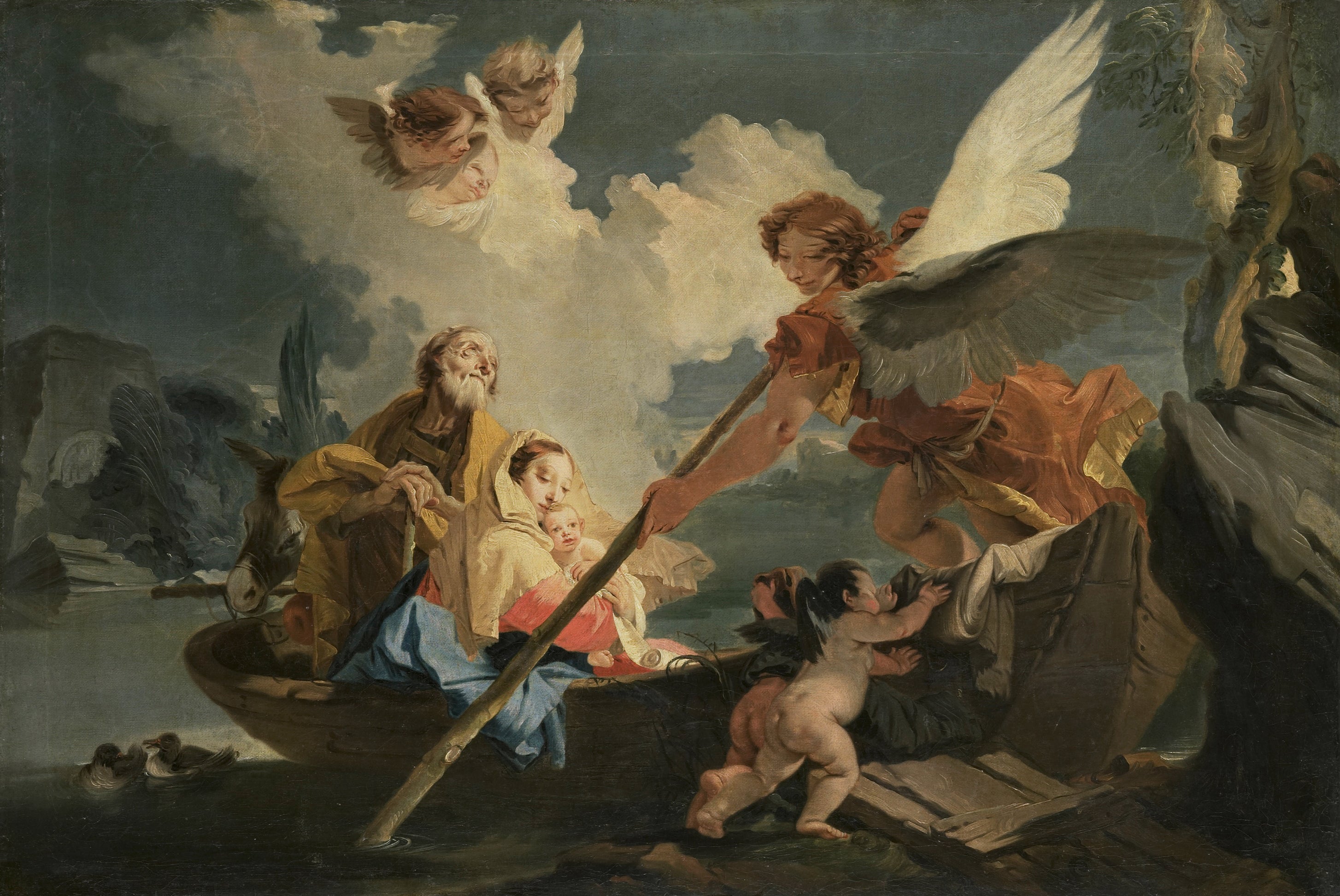 Ucieczka do Egiptu - Giovanni Battista Tiepolo