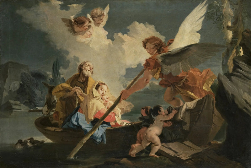Ucieczka do Egiptu - Giovanni Battista Tiepolo