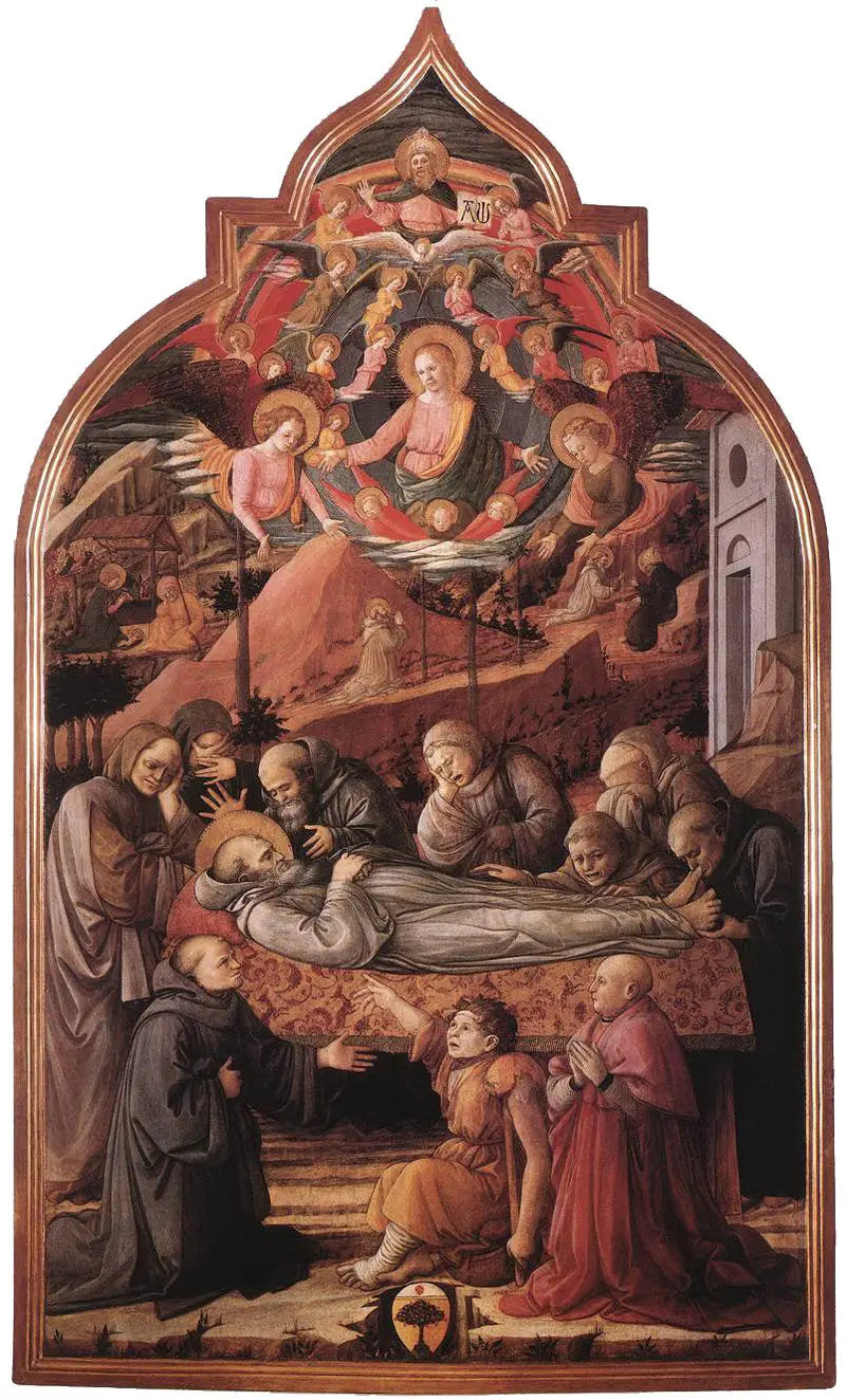 Pogrzeb św. Hieronima - Fra Filippo Lippi