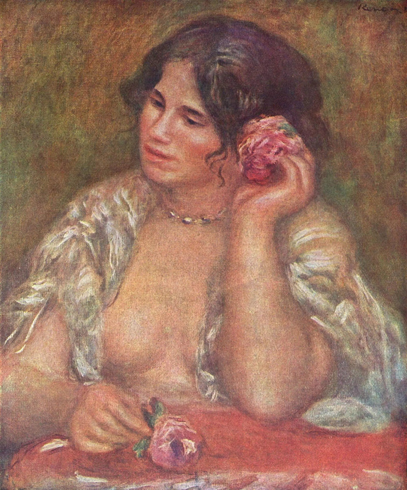 Gabrielle z różą - Pierre-Auguste Renoir