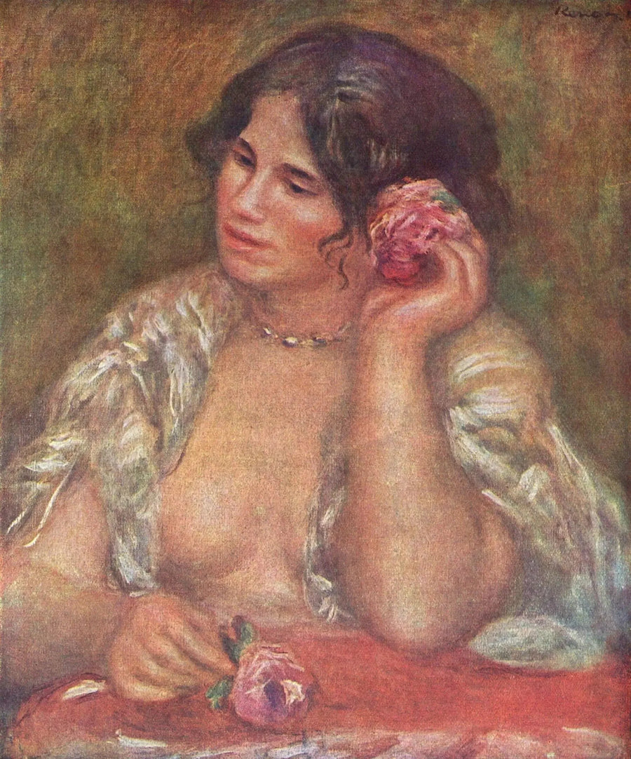 Gabrielle z różą - Pierre-Auguste Renoir