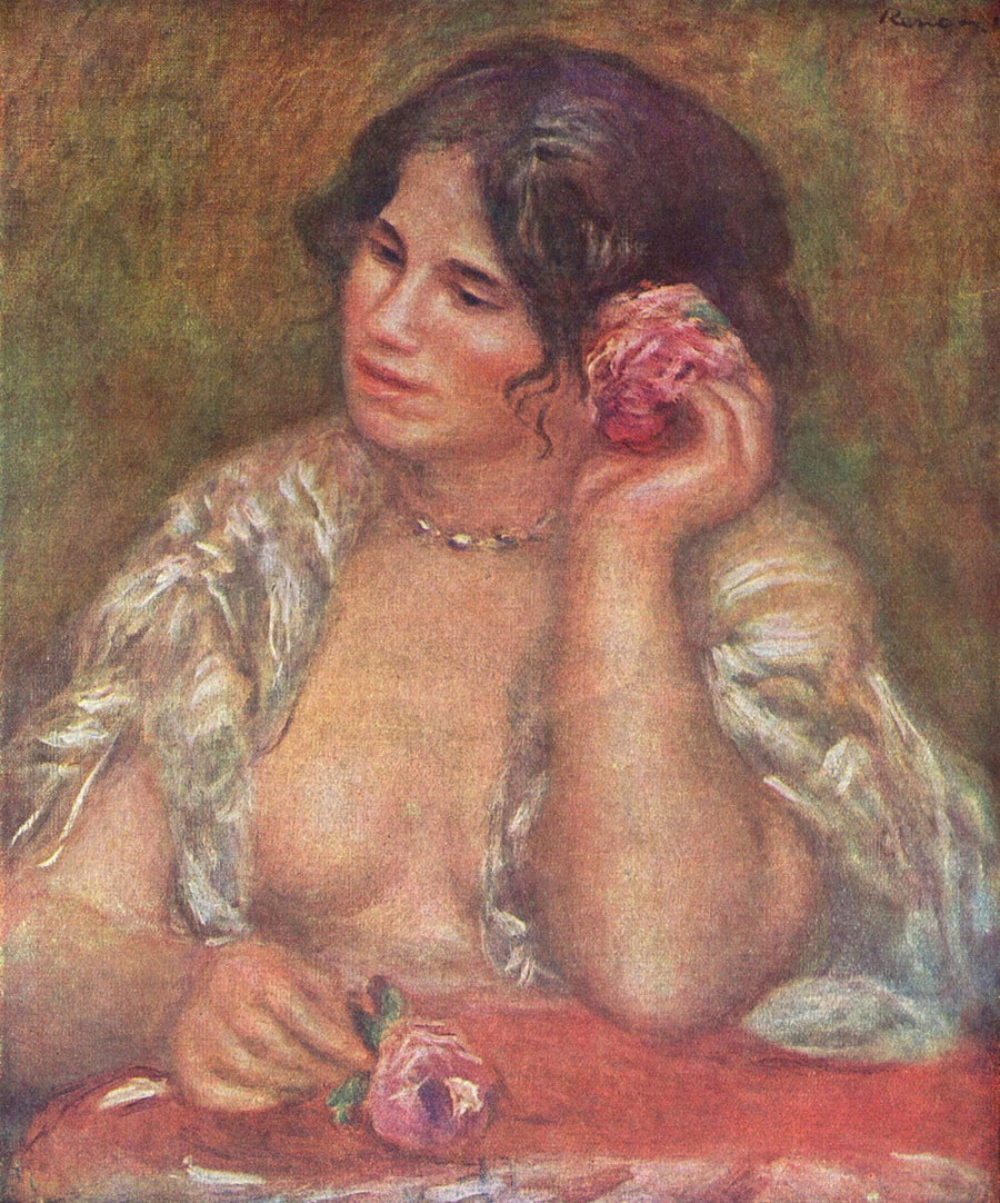 Gabrielle z różą - Pierre-Auguste Renoir