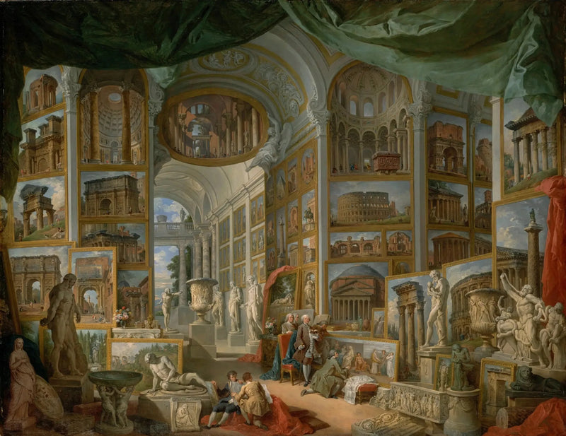 Galeria widoków starożytnego Rzymu - Giovanni Paolo Panini