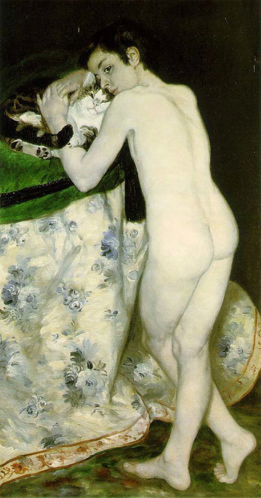 Chłopiec z kotem - Pierre-Auguste Renoir