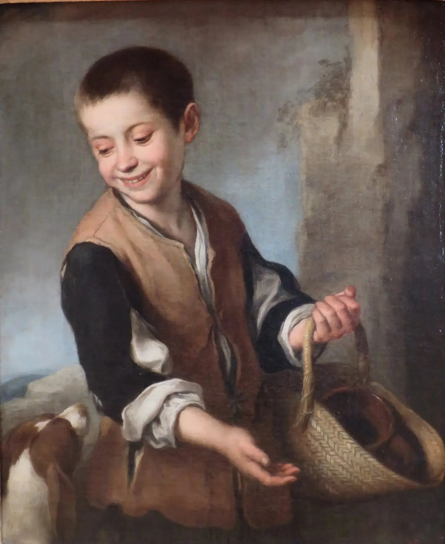Chłopiec z psem - Bartolomé Esteban Murillo