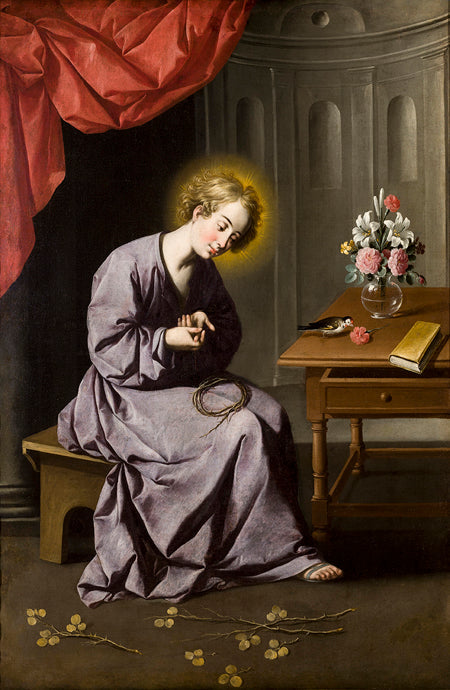 Chłopiec z kolcem - Francisco de Zurbarań