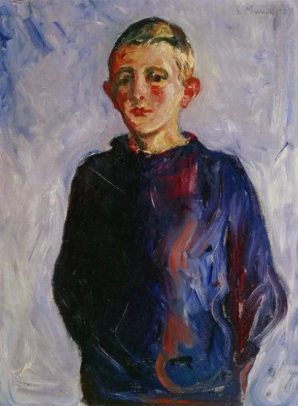 Chłopiec z Warnemünde - Edvard Munch