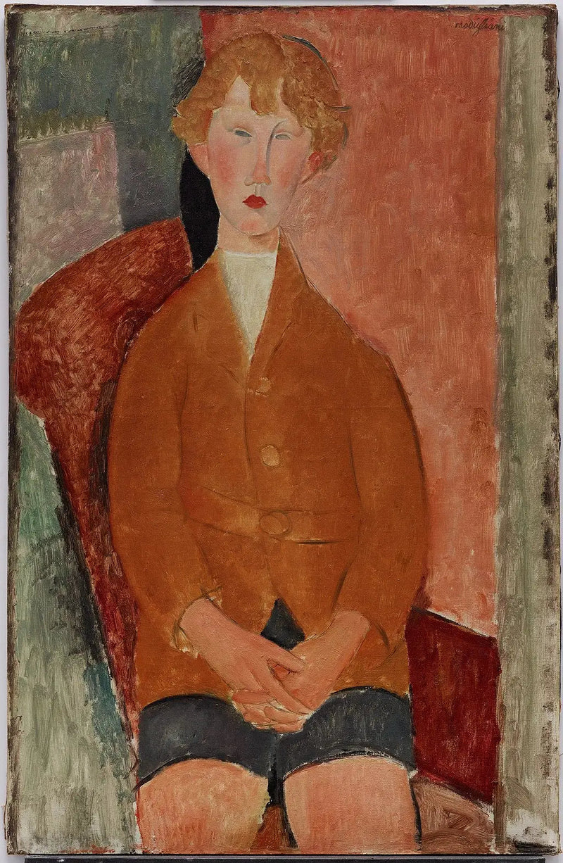 Chłopiec w szortach - Amedeo Modigliani