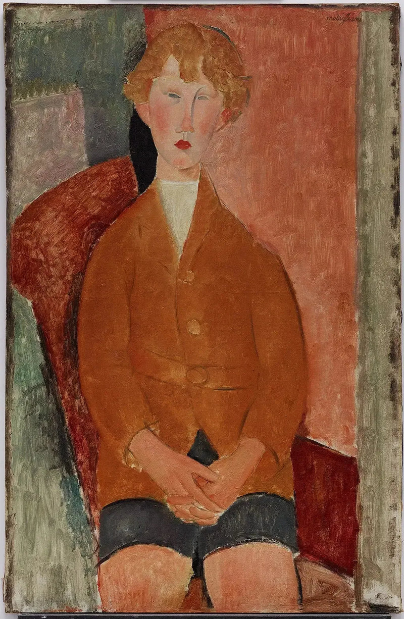 Chłopiec w szortach - Amedeo Modigliani