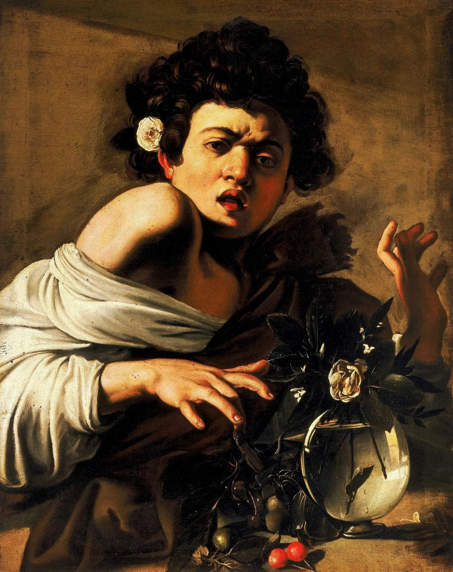 Chłopiec ugryziony przez jaszczurkę - Caravaggio