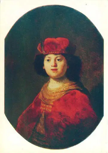Bogato ubrany chłopiec - Rembrandt